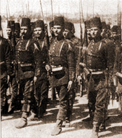 infantería otomana